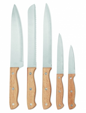 Logotrade promotional gifts photo of: 5 piece knife set in base