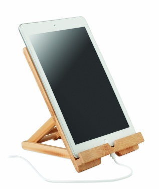 Logotrade promotional product image of: Bamboo tablet stand TUANUI