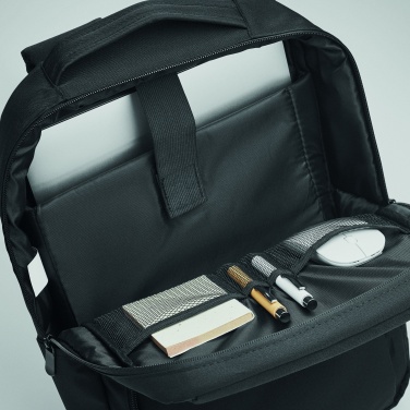 Logo trade promotional item photo of: Laptop backpack in 300D RPET