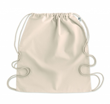 Logotrade promotional giveaway picture of: Organic cotton drawstring bag