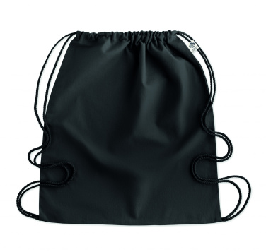 Logotrade business gift image of: Organic cotton drawstring bag