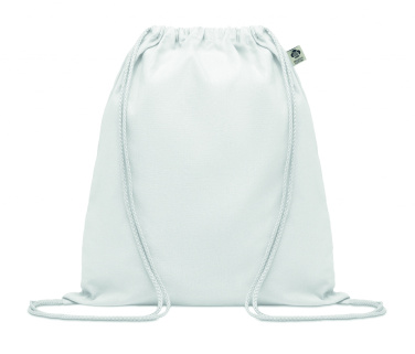 Logo trade business gift photo of: Organic cotton drawstring bag