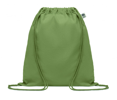 Logotrade promotional item image of: Organic cotton drawstring bag
