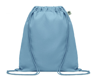 Logotrade promotional item image of: Organic cotton drawstring bag