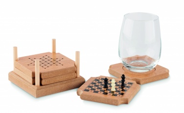 Logotrade promotional item image of: 4-piece coaster game set
