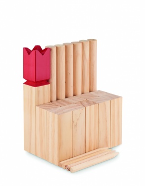 Logotrade promotional item picture of: Pinewood outdoor throwing game