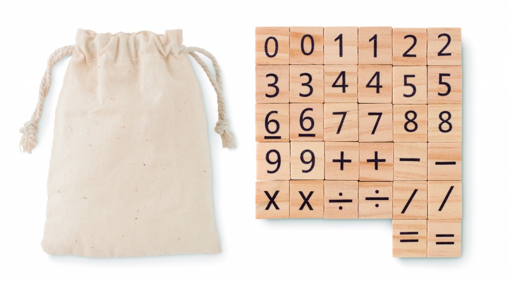 Logotrade corporate gift picture of: Wood educational counting game