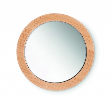 Logotrade business gifts photo of: Bamboo make-up mirror