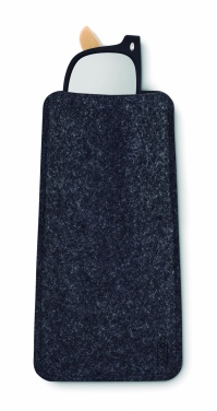 Logo trade promotional items picture of: RPET felt glasses case