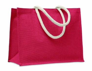 Logo trade corporate gift photo of: Jute bag with cotton handle