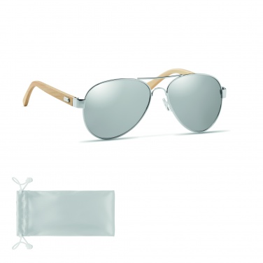 Logotrade corporate gift image of: Bamboo sunglasses in pouch TARTU