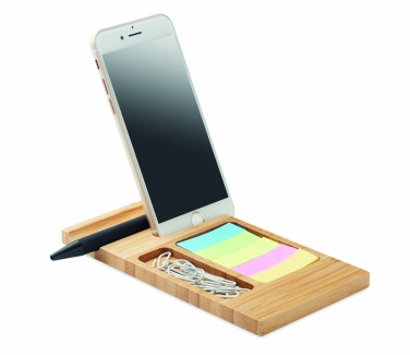 Logotrade promotional product image of: Bamboo desk phone stand