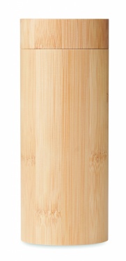 Logo trade promotional merchandise image of: Sunglasses and case in bamboo KEILA