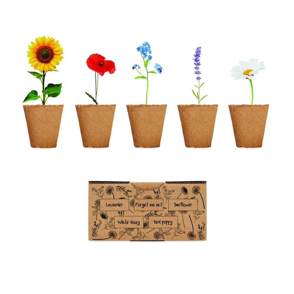 Logo trade promotional product photo of: Flowers growing kit