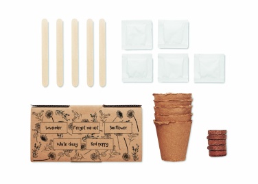 Logo trade corporate gifts image of: Flowers growing kit