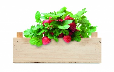 Logo trade promotional products picture of: Strawberry kit in wooden crate