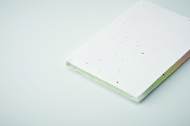 Logo trade promotional giveaways image of: Seed paper sticky note pad
