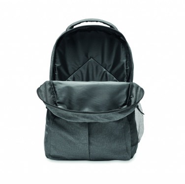 Logo trade promotional giveaways image of: 600D RPET 2 tone backpack