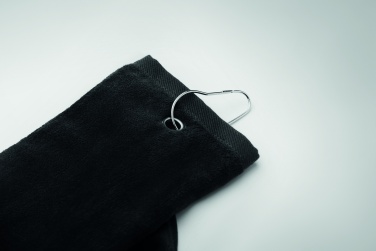 Logo trade business gift photo of: Cotton golf towel with hanger