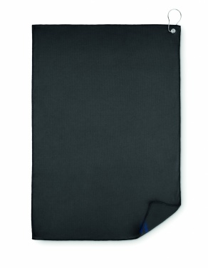 Logotrade promotional product image of: RPET golf towel with hook clip