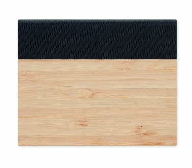 Logo trade promotional items image of: Bamboo sticky note memo pad