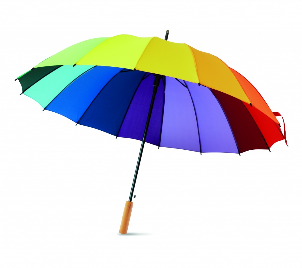 Logotrade advertising products photo of: 27 inch rainbow umbrella
