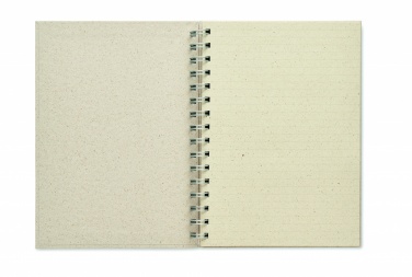 Logotrade promotional product picture of: A5 grass notebook 80 lined