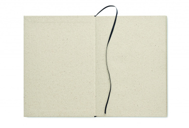 Logo trade promotional merchandise picture of: A5 grass notebook 80 lined