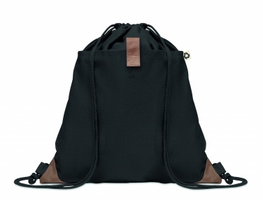 Logo trade promotional merchandise photo of: Recycled cotton drawstring bag