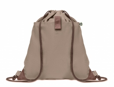 Logotrade promotional giveaway image of: Recycled cotton drawstring bag