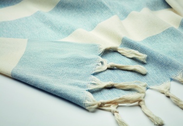Logo trade promotional gift photo of: Hamman towel blanket 140 gr/m²