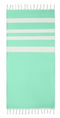 Logo trade promotional gifts image of: Hamman towel blanket 140 gr/m²