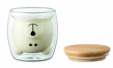 Logo trade promotional giveaway photo of: Double wall borosilicate mug