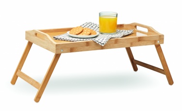 Logotrade promotional gift image of: Foldable bamboo tray