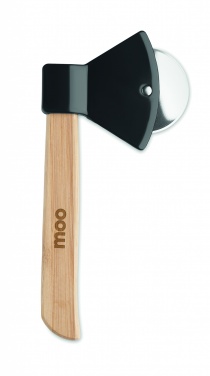 Logo trade promotional product photo of: Pizza cutter bamboo handle