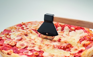 Logo trade promotional products picture of: Pizza cutter bamboo handle