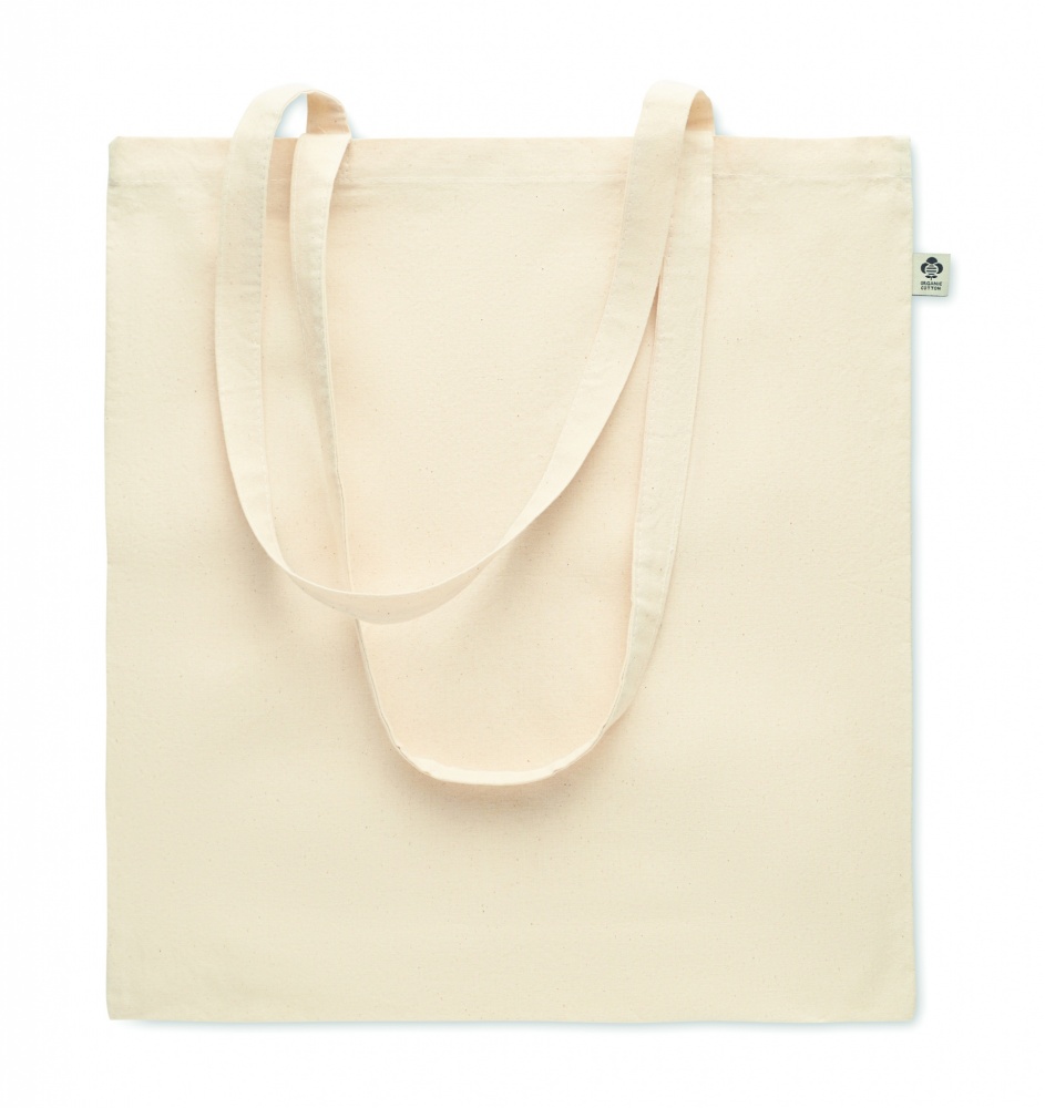 Logo trade promotional item photo of: Organic cotton shopping bag
