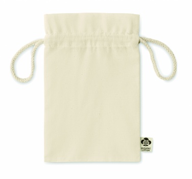 Logo trade corporate gifts picture of: Small organic cotton gift bag
