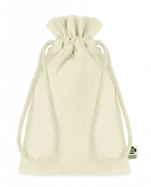 Logo trade promotional items picture of: Small organic cotton gift bag