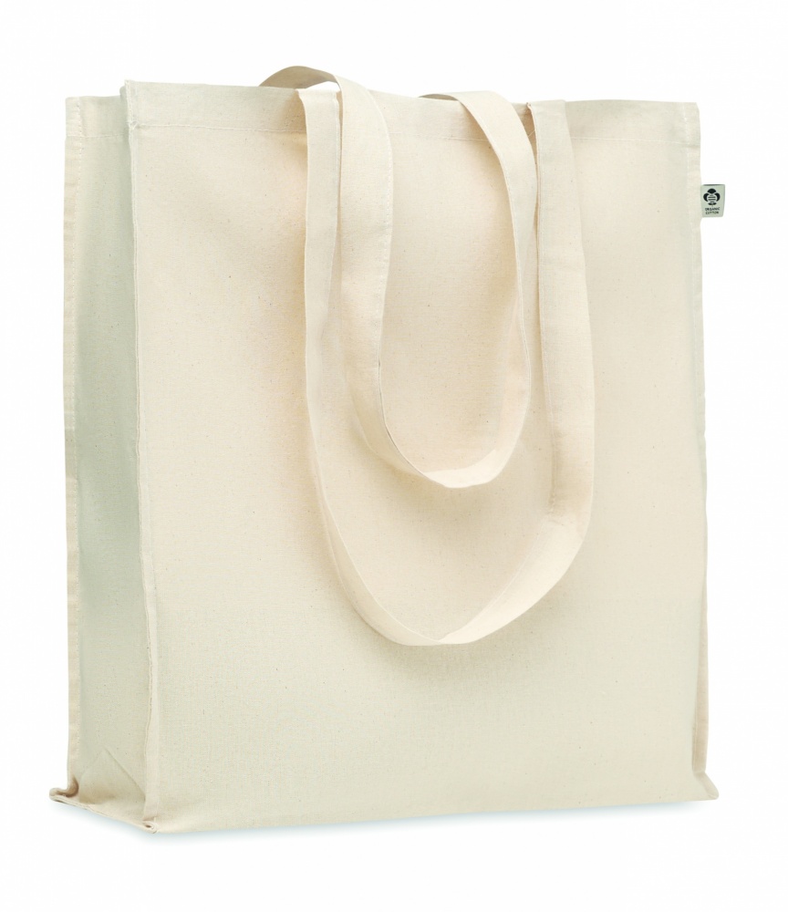 Logo trade promotional products image of: Organic cotton shopping bag