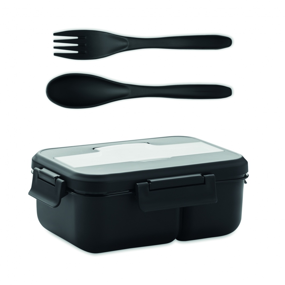 Logo trade corporate gifts picture of: Lunch box with cutlery in PP