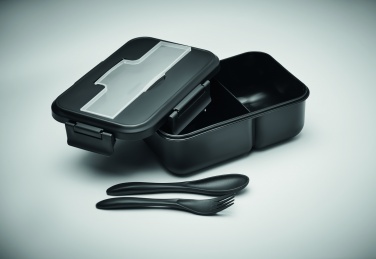 Logo trade business gift photo of: Lunch box with cutlery in PP