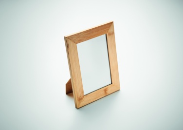 Logo trade promotional giveaways image of: Bamboo photo frame