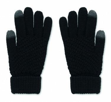 Logo trade promotional items image of: Rpet tactile gloves