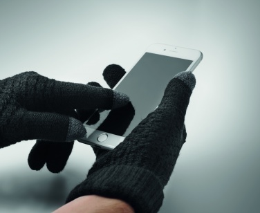 Logotrade promotional gift picture of: Rpet tactile gloves