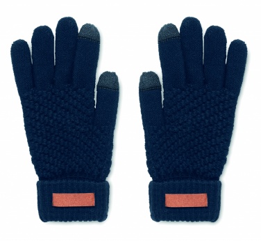 Logotrade promotional product image of: Rpet tactile gloves