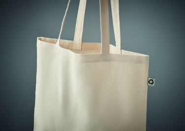 Logo trade corporate gift photo of: Recycled cotton shopping bag
