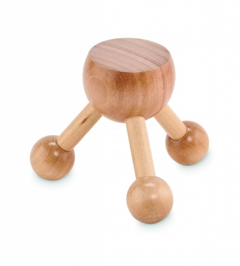 Logotrade promotional gift image of: Hand held massager in wood