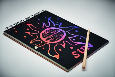 Logotrade advertising products photo of: Scratching paper notebook