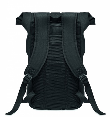 Logotrade promotional item image of: Rolltop washed canvas backpack
